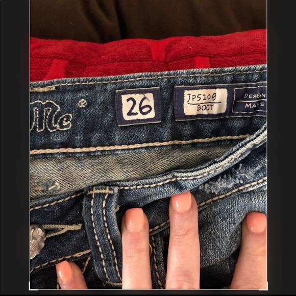 **SOLD**Miss Me jeans size 26 - Picture 6 of 8